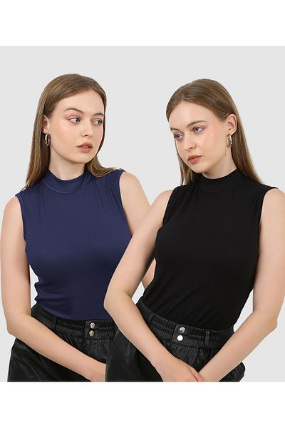 JustMORE Body fără mâneci din 2 piese pentru femei