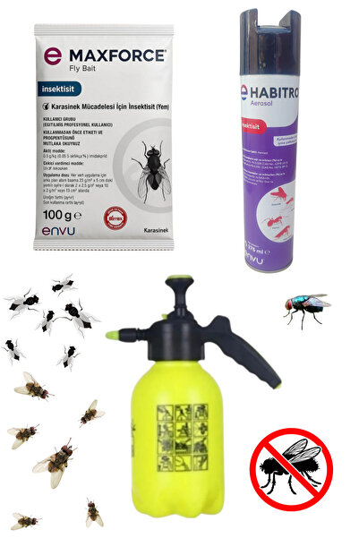 Bayer MaxForce FlyBait 100GR/Habitro Sprey 275ML/Karasinek-Sivrisinek İlaçlar...