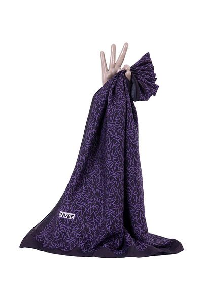 Invee Aura Shawl Black-Purple
