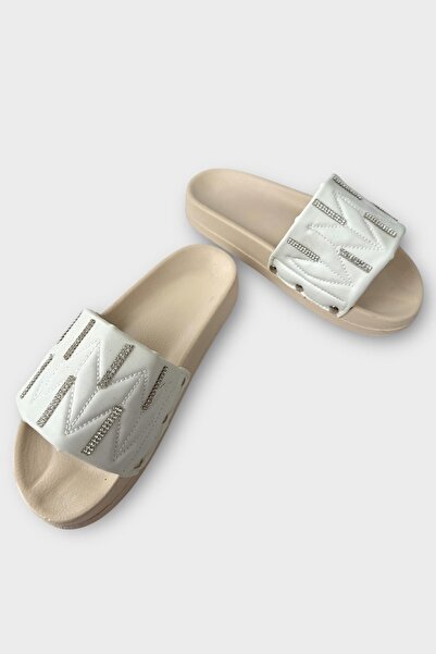 Liger Women's Daily Slippers Soft Light Sole Stylish Orthopedic Summer Home Beach Holiday Slippers White