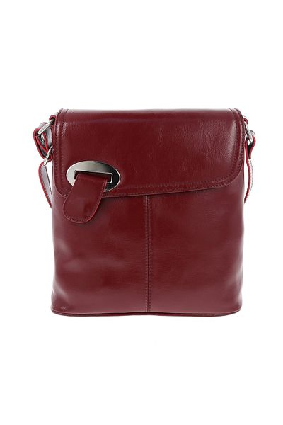 Magazinul de genti Women's genuine leather bag, model 75, Bordeaux