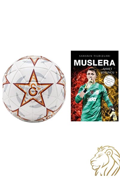 Galatasaray LİSANSLI GALATASARAY PREMIUM FUTBOL TOPU + MUSLERA KİTABI HEDİYELİ
