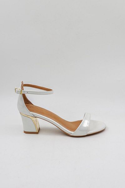 Park Moda Short Heeled Single Strap Evening Dress Stylish Women's Shoes Pm520