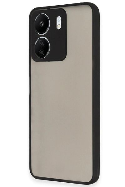 CepteToptan غطاء حماية سيليكون مونتريال لهاتف Xiaomi Redmi 13C - أسود - MKİ2894-1998