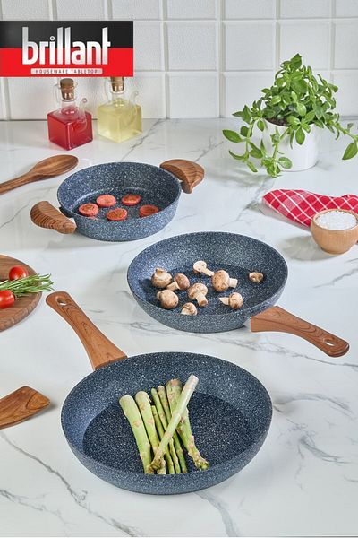 Brillant Alpha Bio Granite 3-Piece Pan Set 20-24-28 cm