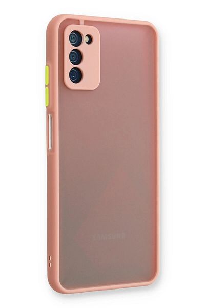 CepteToptan حافظة سامسونج جالاكسي A03S غطاء سيليكون مونتريال - وردي - MKİ3759-5185