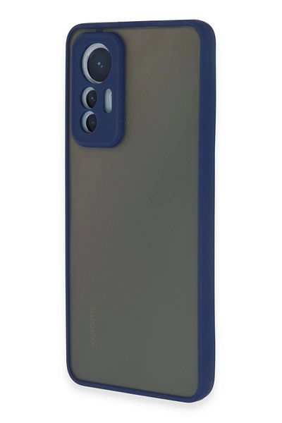 CepteToptan حافظة هاتف Xiaomi Mi 12 Lite من السيليكون مونتريال - أزرق داكن - MKİ6569-3774
