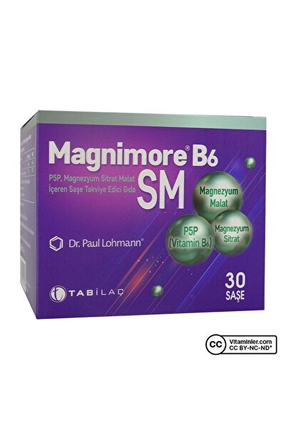 Tab İlaç Magnimore B6 SM 30 Saşe
