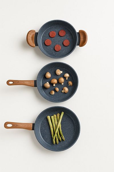 Brillant Alpha Bio Granite 3-Piece Pan Set 20-24-28 cm