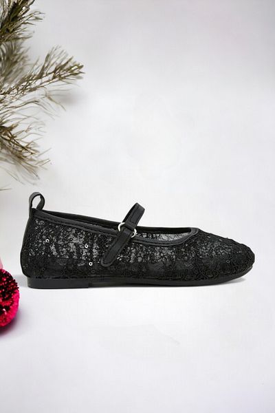 Ponchiq Girl's Ballerina Shoes