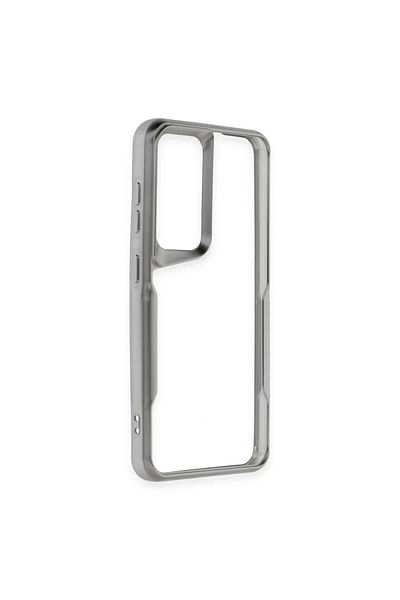 CepteToptan غطاء حماية سيليكون لهاتف سامسونج جالاكسي A24 4G - فضي - MKİ1089-2474