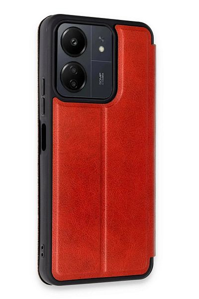 CepteToptan غطاء حماية قابل للطي لهاتف Xiaomi Redmi 13C - أحمر - MKİ9027-3583