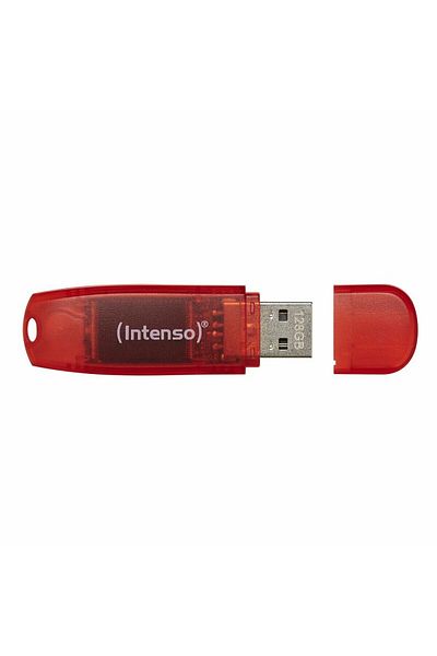Glossy USB stick Intenso Rainbow Line 128 GB, USB 2.0, Pink