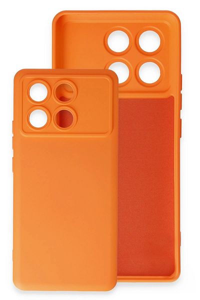 CepteToptan حافظة هاتف Xiaomi Poco X6 Pro من السيليكون المخملي الداخلي - أرجواني - MKİ9358-9999