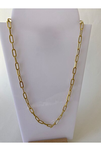marsel aksesuar Xuping قلادة ذهبية بسلسلة مشبك متوسطة الحجم 48 سم