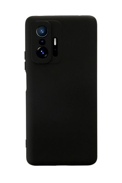 CepteToptan حافظة هاتف Xiaomi Mi 11T Pro مصنوعة من السيليكون المخملي الداخلي - أسود - MKİ7534-7815