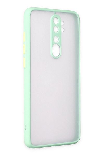 CepteToptan حافظة هاتف Xiaomi Redmi Note 8 Pro من السيليكون مونتريال - تركواز - MKİ2477-5881