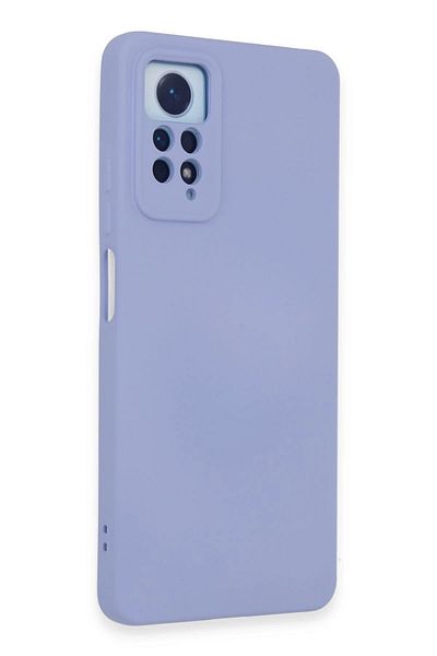 CepteToptan حافظة هاتف Xiaomi Redmi Note 12 Pro 4G من السيليكون المخملي الداخلي - أرجواني - MKİ4160-7581
