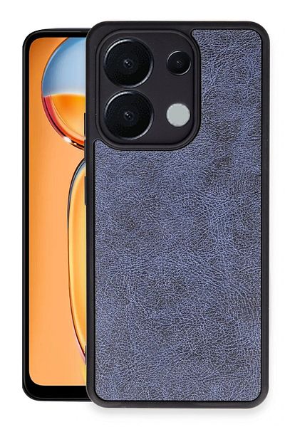 CepteToptan حافظة هاتف Xiaomi Redmi Note 13 4G من الجلد - أزرق داكن - MKİ7062-5019