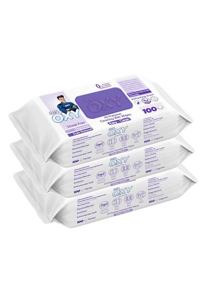 MR.OXY Servetele umede multisuprafete Mr. Oxy Lavander, 3 x 100, 300 buc
