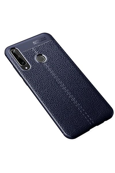 CepteToptan غطاء هواوي Y6P للتركيز التلقائي - أزرق داكن - MKİ2768-6003