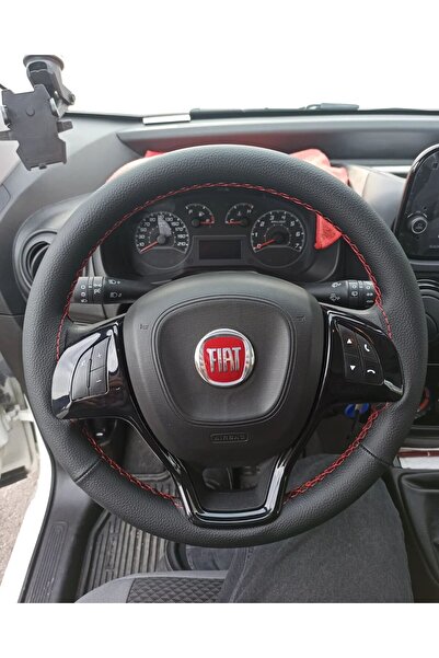 STİLİX GARAGE FİAT FİORİNO DOBLO 11 cm ÜNİVERSAL DİKMELİ DİREKSİYON KILIFI (D...