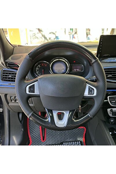 STİLİX GARAGE Renault Fluence Megane 3 Scenic Araca Özel Direksiyon Kılıfı Uy...
