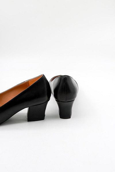 Park Moda Stone Detailed Mother Shoes Casual Shoes Pm280 Black Skin