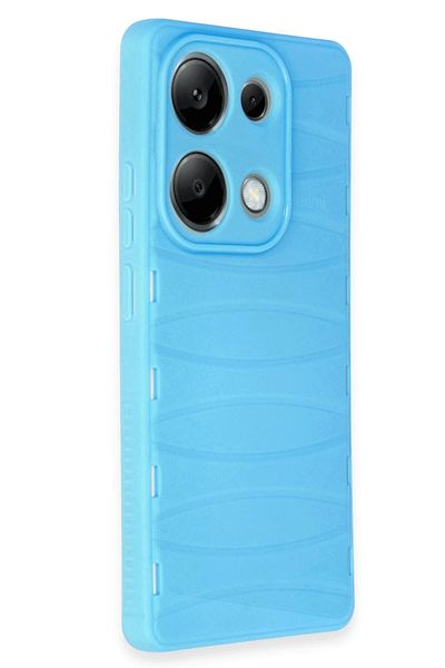 CepteToptan حافظة هاتف Xiaomi Redmi Note 13 Pro 4G من السيليكون Bibercas - أزرق - MKİ1220-9756