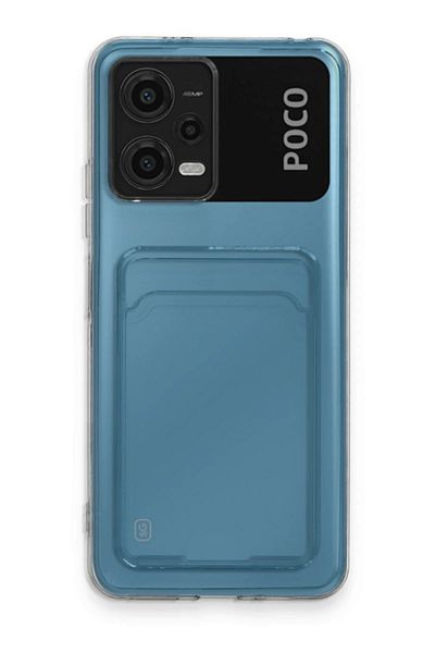 CepteToptan حافظة هاتف Xiaomi Poco X5 5G من السيليكون الشفاف - شفاف - MKİ7762-6323