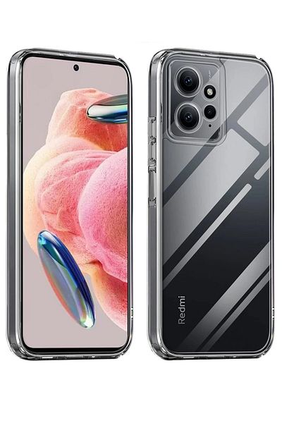 CepteToptan حافظة هاتف Xiaomi Redmi Note 12 4G من السيليكون الشفاف الفاخر - MKİ5295-9613