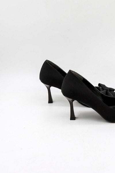 Park Moda Women's Heeled Shoes Pm492 K140 - Black Nubuck