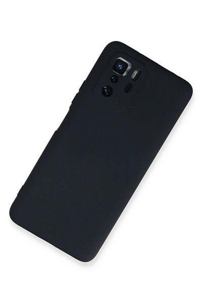 CepteToptan حافظة هاتف Xiaomi Poco X3 GT مصنوعة من السيليكون المخملي الداخلي - أزرق داكن - MKİ3183-6774