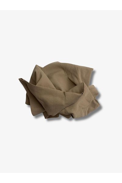 Yiğit Kumaş Milk Coffee Camisole (Ribbed Corduroy) Fabric, Piece 60X120 cm