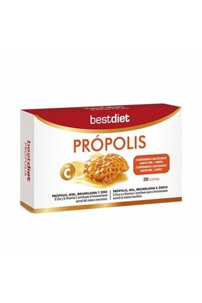 Best Diet Propolis Honey Lemon Tablets, Best Diet, 30 pieces