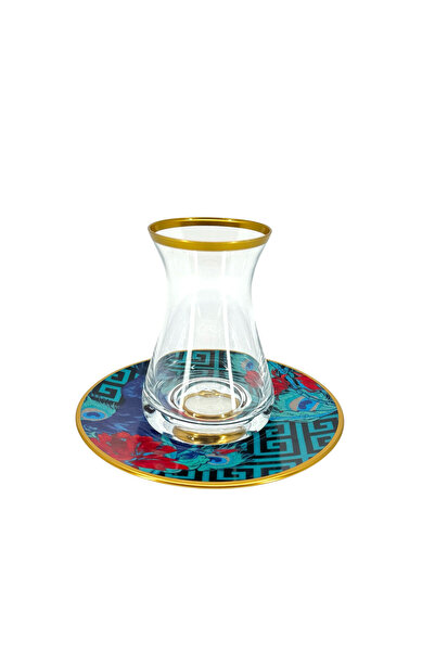 Glazze Flamengo Turquoise Tea Set 12 Pieces