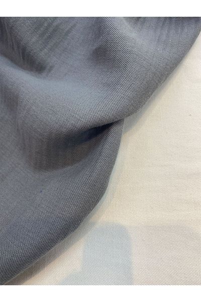 Yiğit Kumaş Dark Gray One Face Muslin Fabric One Face Linen Fabric