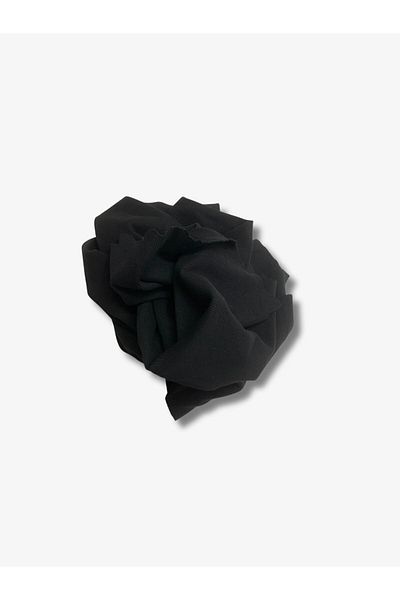 Yiğit Kumaş Black Camisole (Ribbed Ribbed) Fabric, Piece 95X130 cm