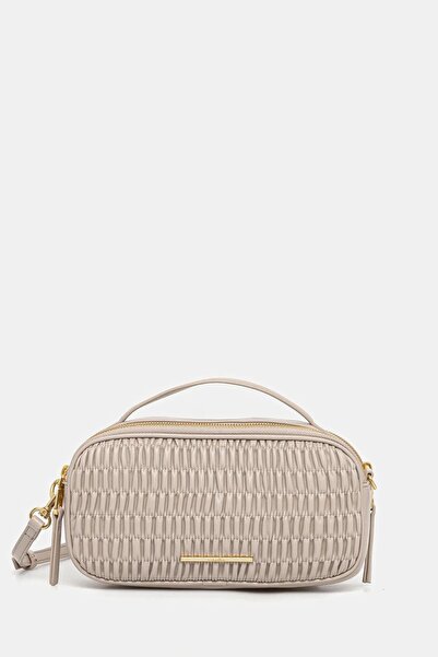 Calvin Klein Jeans RUCHED CROSSBODY CAMERA BAG Kadın Kahverengi Çanta LV04K31...