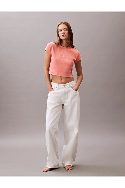 Calvin Klein Kadın Turuncu Tişörtler