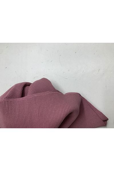 Yiğit Kumaş Dusty Rose Camisole (Ribbed Ribbed) Fabric, Piece 30X140 cm