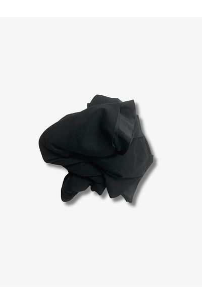 Yiğit Kumaş Flowing Flexible Suit Polyester Combed Fabric, Piece 145X140 cm Black Color