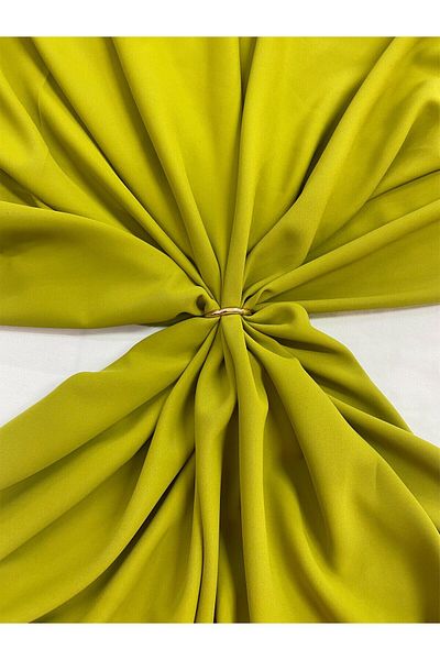 Yiğit Kumaş Dubai Silk Fabric Green Color