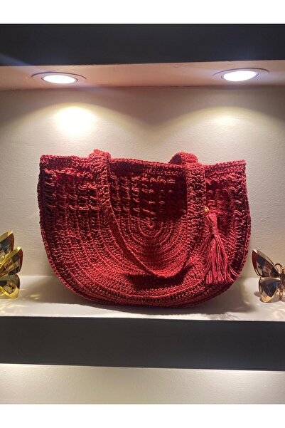 DMLS Wicker Hand Knitted Bag Dmls
