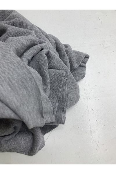 Yiğit Kumaş Gray Lacoste Fabric, Piece 65X260 cm