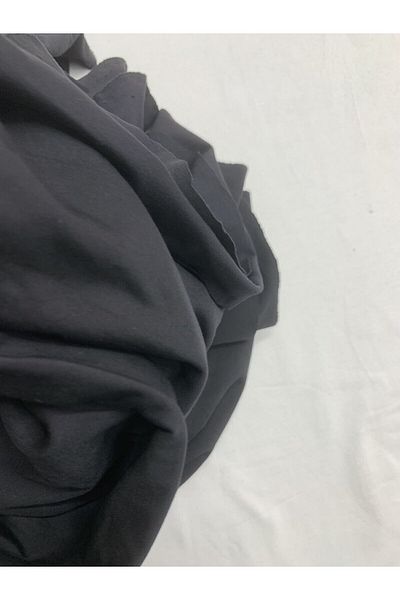 Yiğit Kumaş Flowing Flexible Suit Polyester Combed Fabric, Piece 300X150 cm Black Color