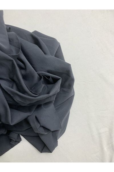 Yiğit Kumaş Flowy Flexible Suit Polyester Combed Fabric, Piece 170X160 cm Smoked Color