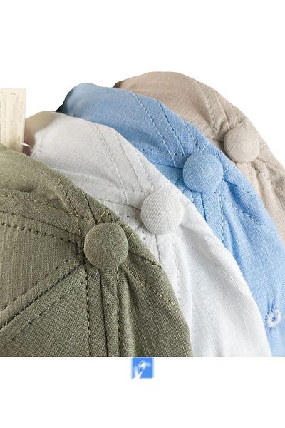 Kardelen Butik Denizli 100% Cotton Embossed Bear Detail Baby Boy Hat (0-18 Months) (Size 44-46 cm)
