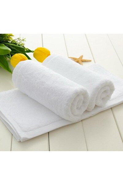50x90 Otel Havlusu 200 gr El & Yüz Havlusu - Beyaz