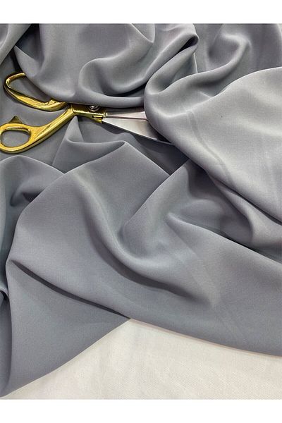 Yiğit Kumaş Dubai Silk Fabric Gray Color